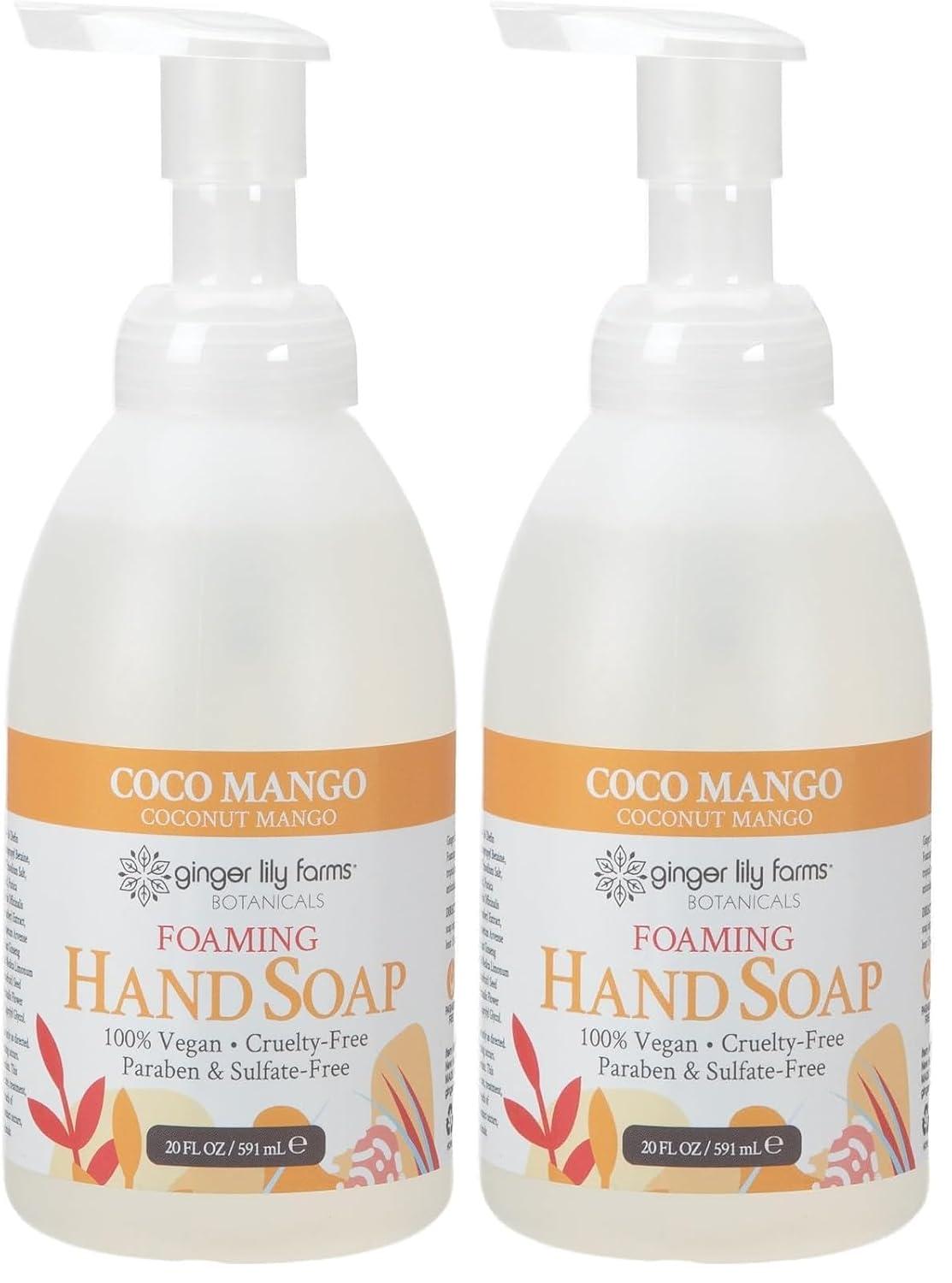 image:imageGinger Lily Farms Botanicals AllPurpose Foaming Hand Soap Refill 100 Vegan amp CrueltyFree Vanilla Sugar Bliss Scent 1 Gallon 128 fl ozCoco Mango