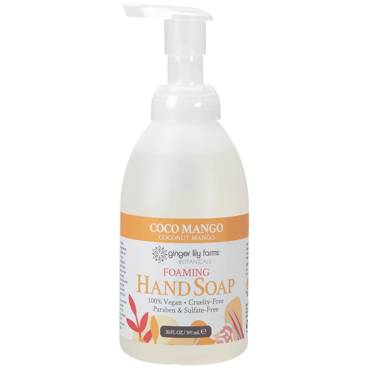 image:imageGinger Lily Farms Botanicals AllPurpose Foaming Hand Soap Refill 100 Vegan amp CrueltyFree Vanilla Sugar Bliss Scent 1 Gallon 128 fl ozCoco Mango