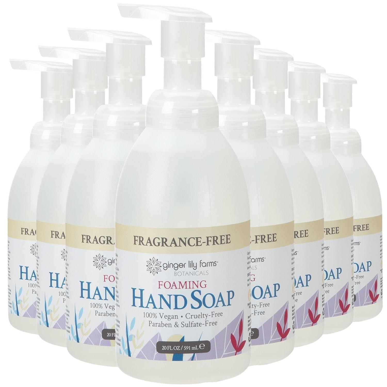 image:imageGinger Lily Farms Botanicals AllPurpose Foaming Hand Soap Refill 100 Vegan amp CrueltyFree Vanilla Sugar Bliss Scent 1 Gallon 128 fl ozFragrance Free