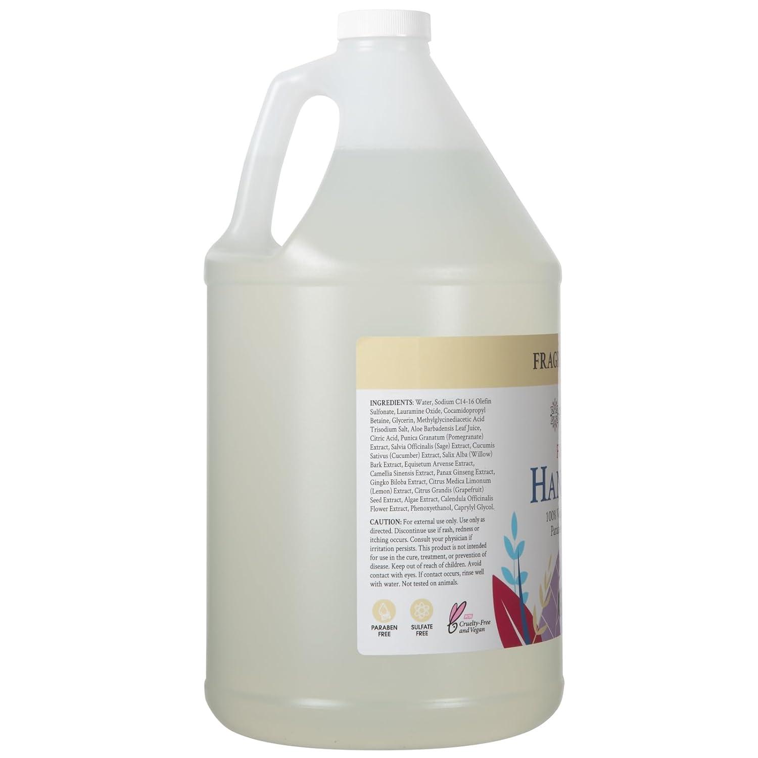 image:imageGinger Lily Farms Botanicals AllPurpose Foaming Hand Soap Refill 100 Vegan amp CrueltyFree Vanilla Sugar Bliss Scent 1 Gallon 128 fl ozFragrance Free
