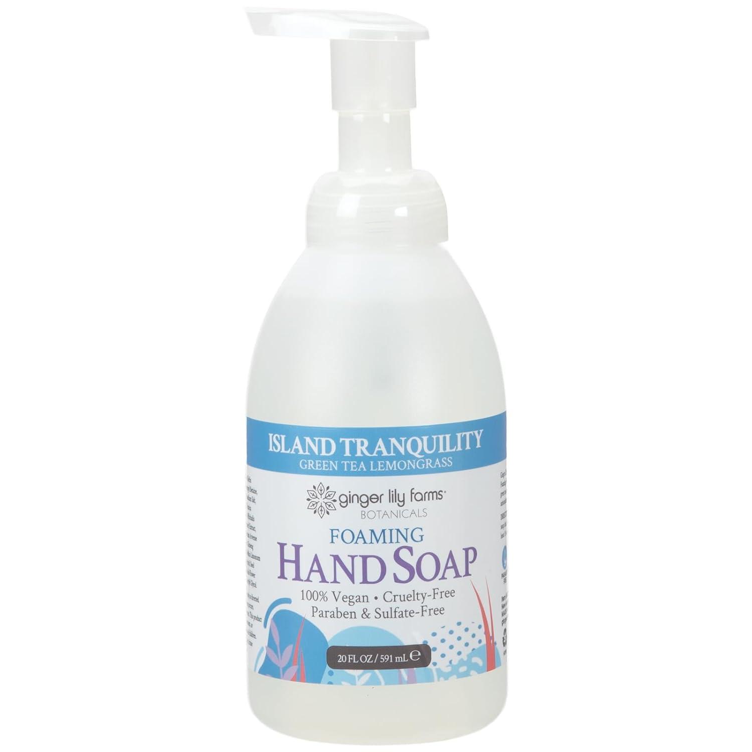 image:imageGinger Lily Farms Botanicals AllPurpose Foaming Hand Soap Refill 100 Vegan amp CrueltyFree Vanilla Sugar Bliss Scent 1 Gallon 128 fl ozIsland Tranquility