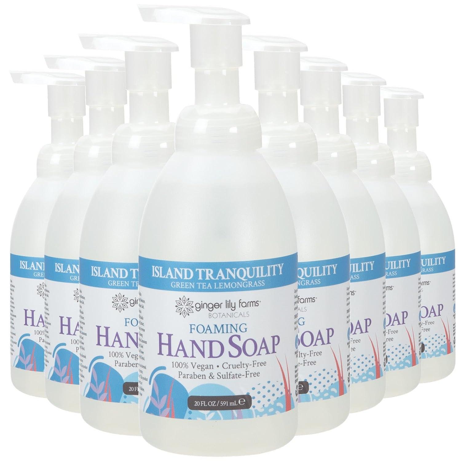 image:imageGinger Lily Farms Botanicals AllPurpose Foaming Hand Soap Refill 100 Vegan amp CrueltyFree Vanilla Sugar Bliss Scent 1 Gallon 128 fl ozIsland Tranquility