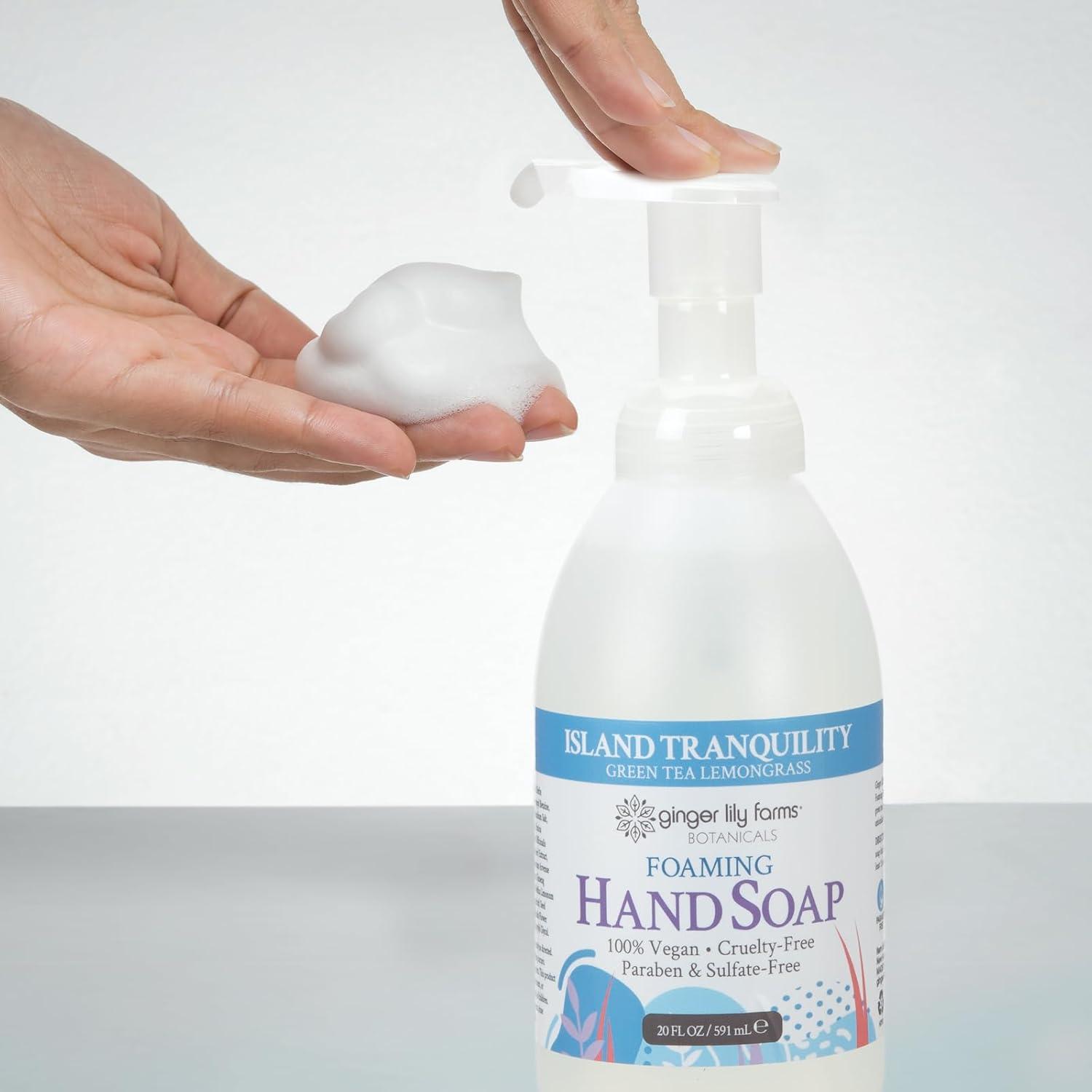 image:imageGinger Lily Farms Botanicals AllPurpose Foaming Hand Soap Refill 100 Vegan amp CrueltyFree Vanilla Sugar Bliss Scent 1 Gallon 128 fl ozIsland Tranquility