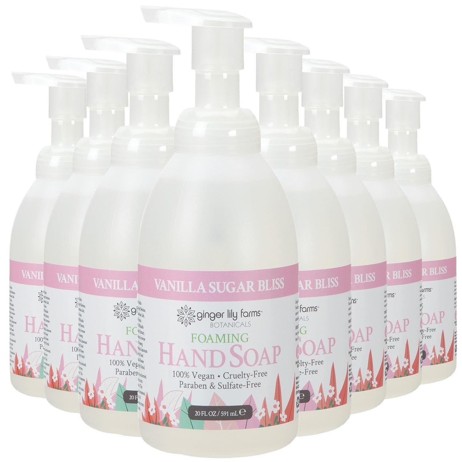 image:imageGinger Lily Farms Botanicals AllPurpose Foaming Hand Soap Refill 100 Vegan amp CrueltyFree Vanilla Sugar Bliss Scent 1 Gallon 128 fl ozVanilla Sugar Bliss