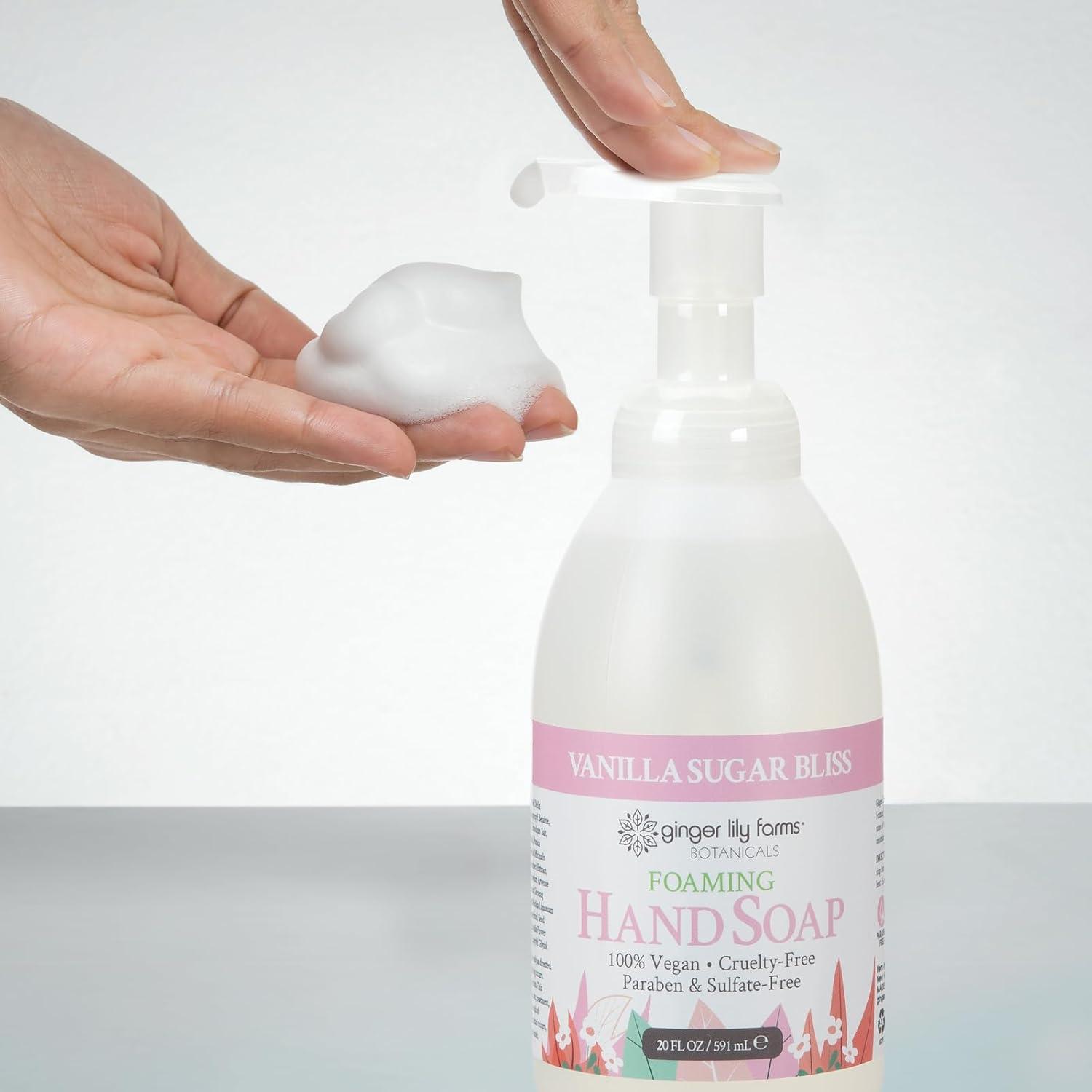 image:imageGinger Lily Farms Botanicals AllPurpose Foaming Hand Soap Refill 100 Vegan amp CrueltyFree Vanilla Sugar Bliss Scent 1 Gallon 128 fl ozVanilla Sugar Bliss