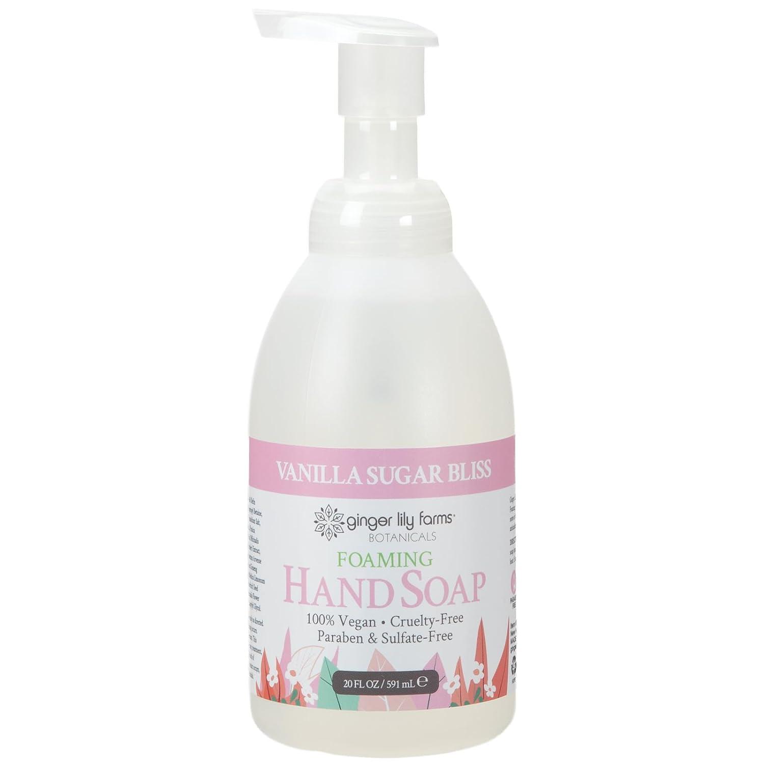 image:imageGinger Lily Farms Botanicals AllPurpose Foaming Hand Soap Refill 100 Vegan amp CrueltyFree Vanilla Sugar Bliss Scent 1 Gallon 128 fl ozVanilla Sugar Bliss