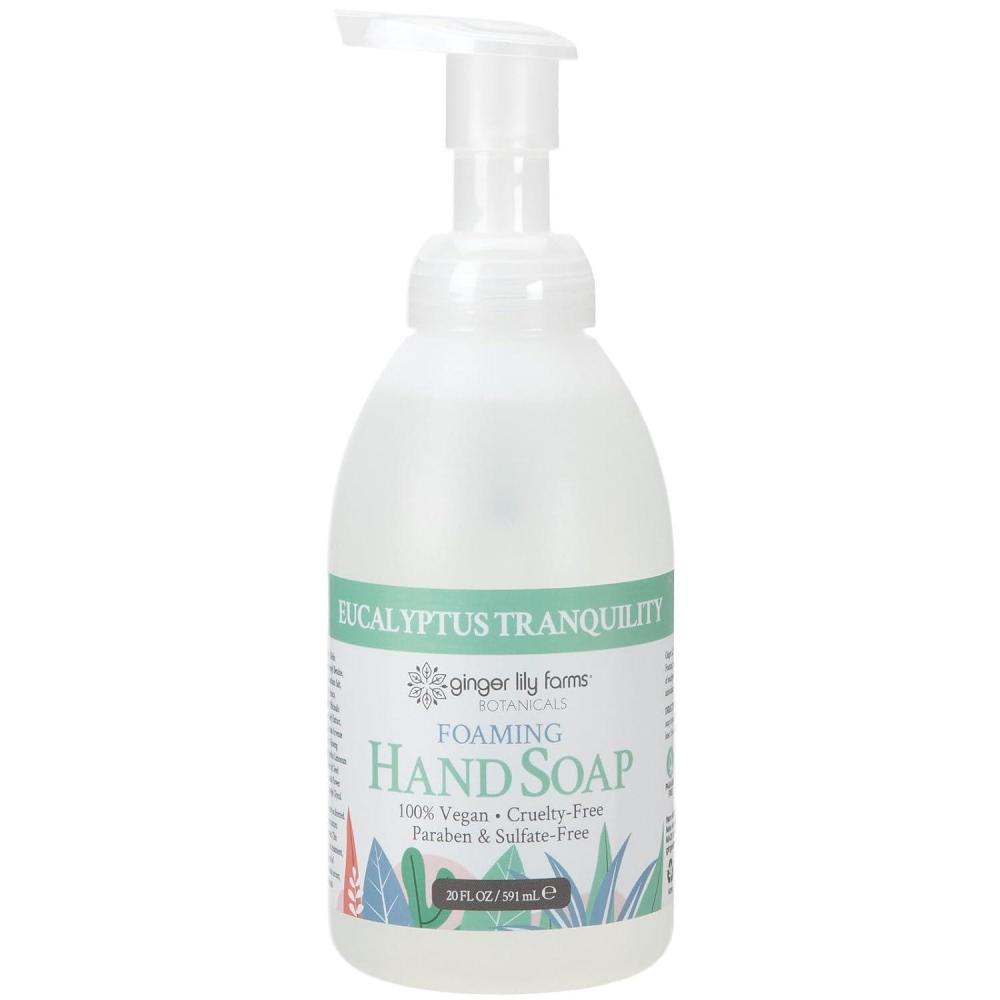 image:imageGinger Lily Farms Botanicals AllPurpose Foaming Hand Soap Refill 100 Vegan amp CrueltyFree Vanilla Sugar Bliss Scent 1 Gallon 128 fl ozEucalyptus Tranquility