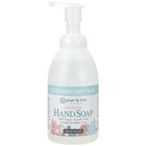 Ginger Lily Farms Botanicals All-Purpose Foaming Hand Soap Refill, 100% Vegan & Cruelty-Free, Vanilla Sugar Bliss Scent, 1 Gallon (128 fl oz)(Cucumber Mint Bliss)