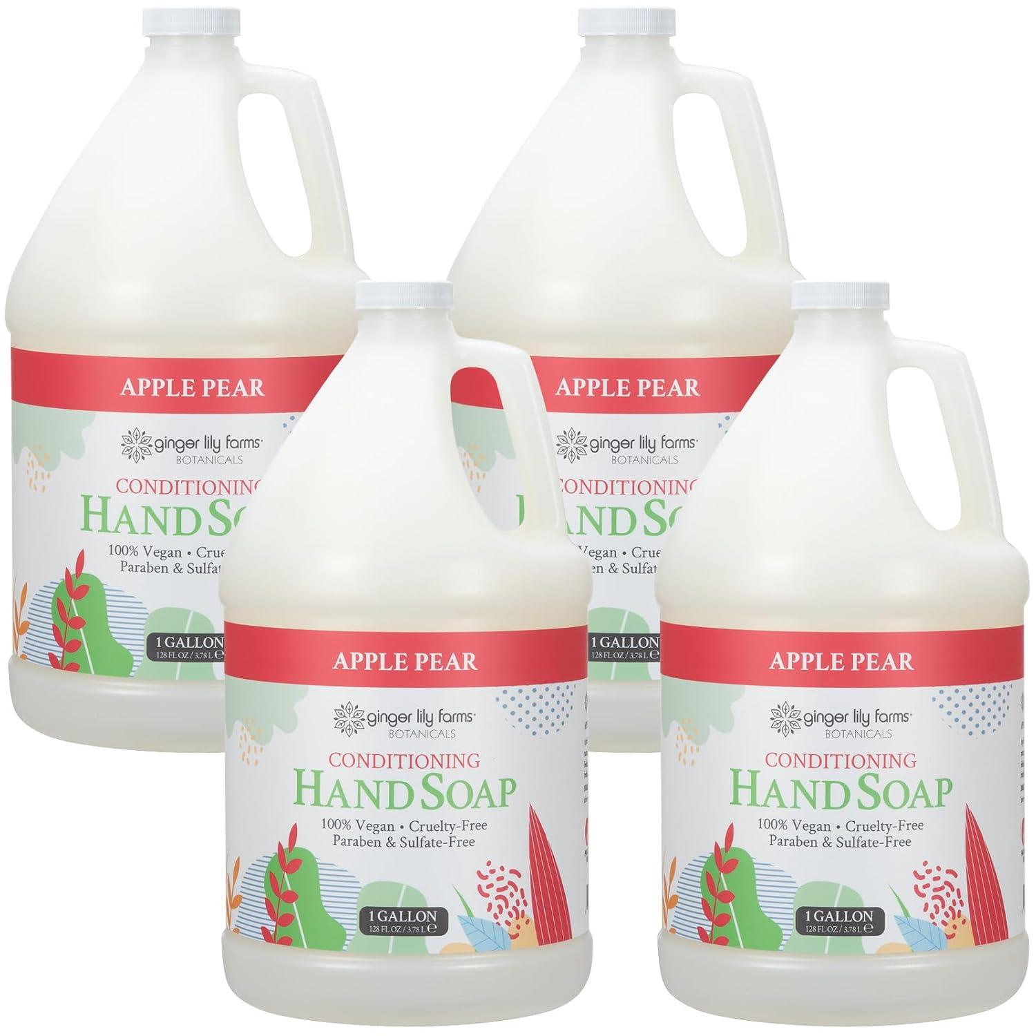 image:imageGinger Lily Farms Botanicals AllPurpose Liquid Hand Soap 100 Vegan amp CrueltyFree FragranceFree 12 fl oz Pack of 6Apple Pear