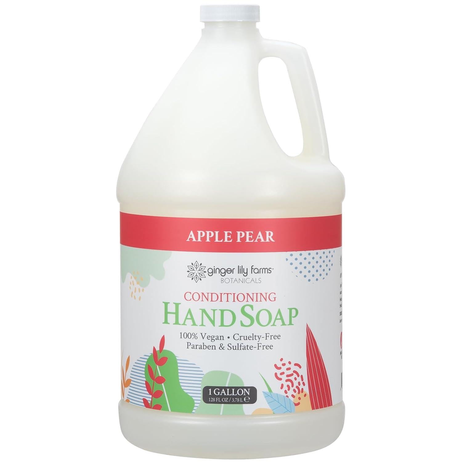 image:imageGinger Lily Farms Botanicals AllPurpose Liquid Hand Soap 100 Vegan amp CrueltyFree FragranceFree 12 fl oz Pack of 6Apple Pear
