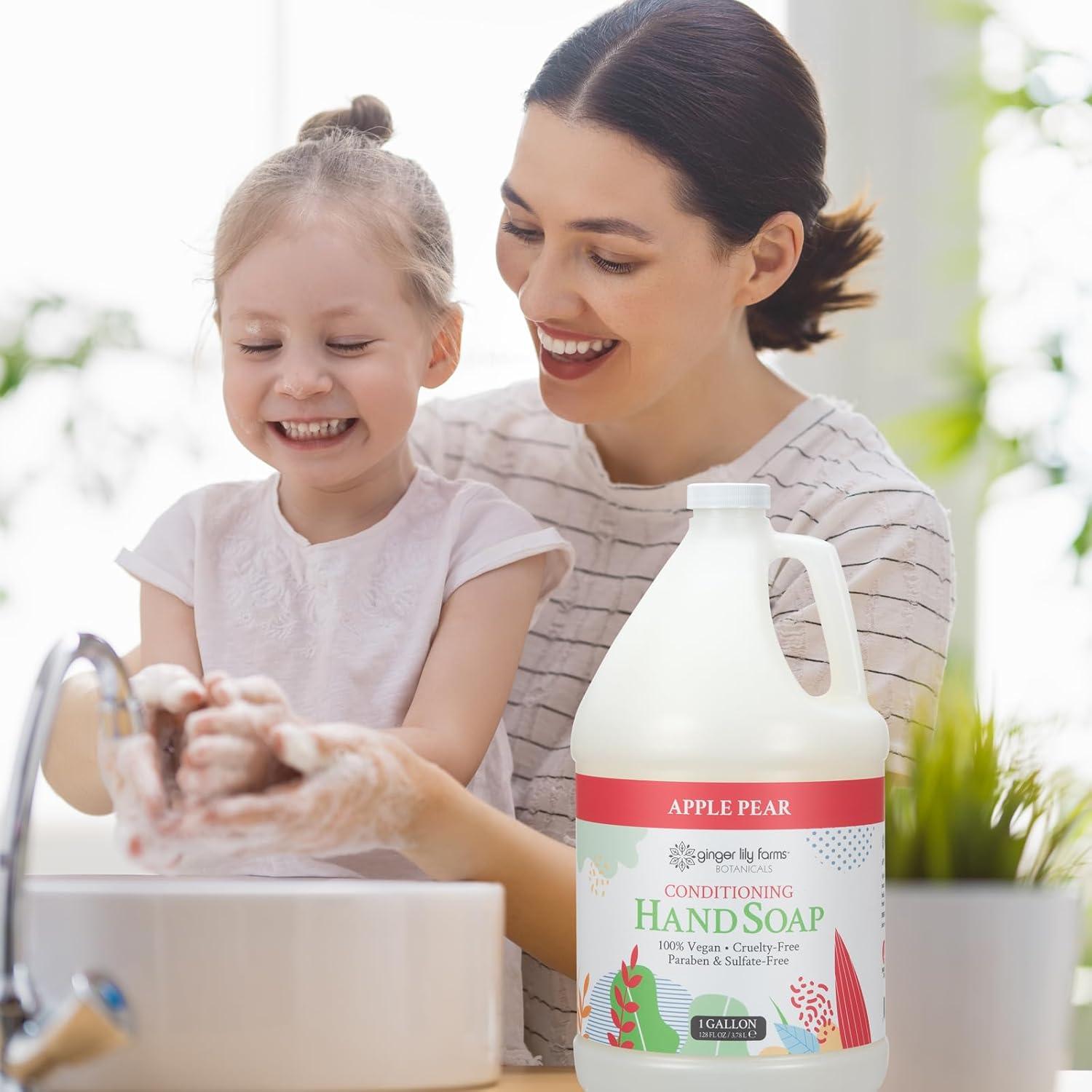 image:imageGinger Lily Farms Botanicals AllPurpose Liquid Hand Soap 100 Vegan amp CrueltyFree FragranceFree 12 fl oz Pack of 6Apple Pear