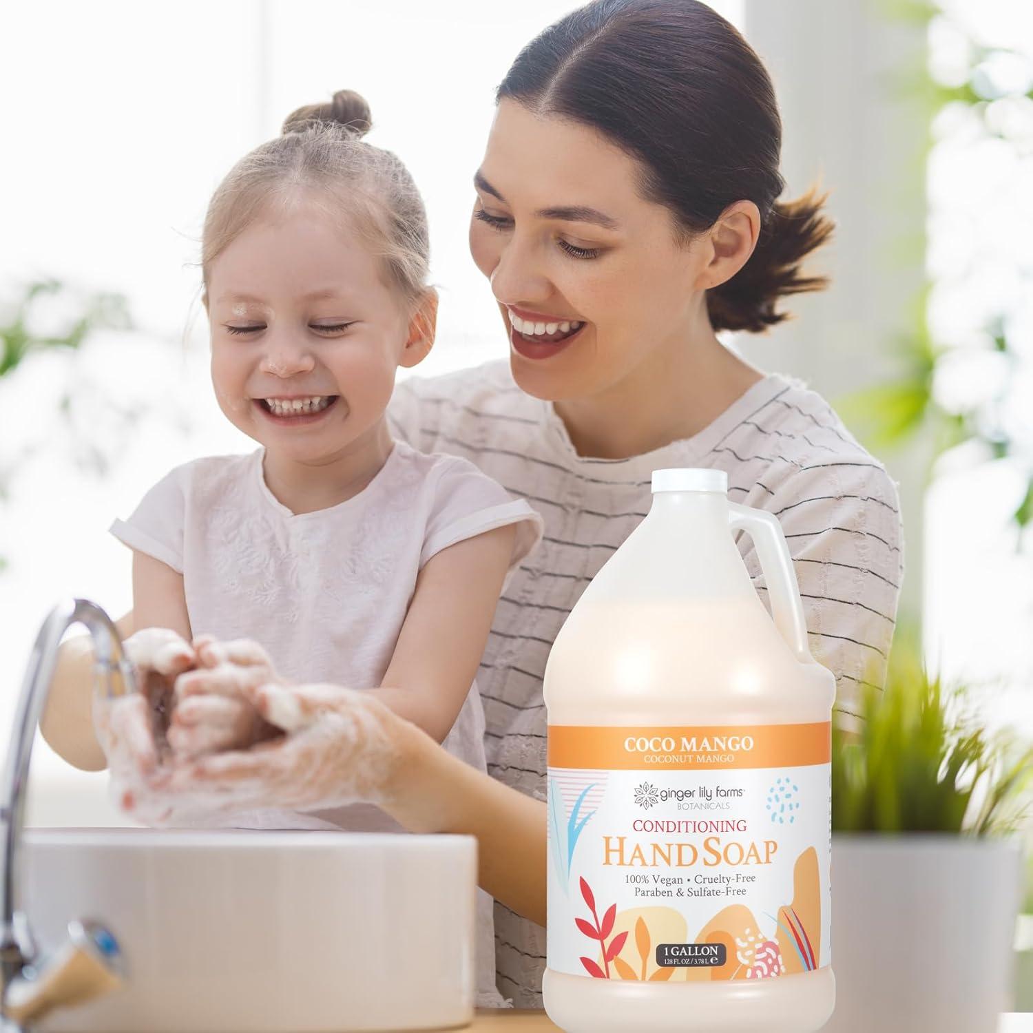 image:imageGinger Lily Farms Botanicals AllPurpose Liquid Hand Soap 100 Vegan amp CrueltyFree FragranceFree 12 fl oz Pack of 6Coco Mango