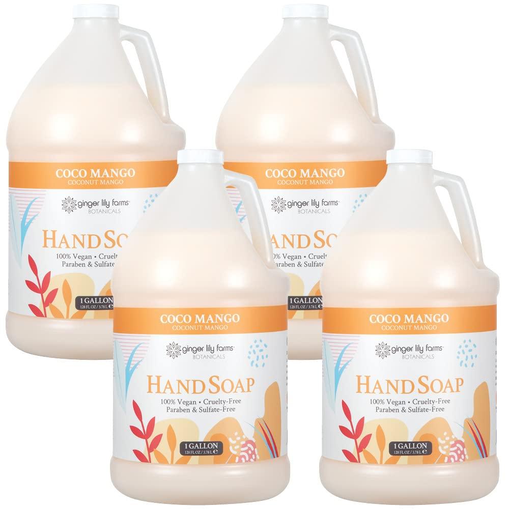 image:imageGinger Lily Farms Botanicals AllPurpose Liquid Hand Soap 100 Vegan amp CrueltyFree FragranceFree 12 fl oz Pack of 6Coco Mango