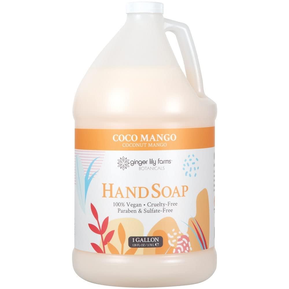 image:imageGinger Lily Farms Botanicals AllPurpose Liquid Hand Soap 100 Vegan amp CrueltyFree FragranceFree 12 fl oz Pack of 6Coco Mango