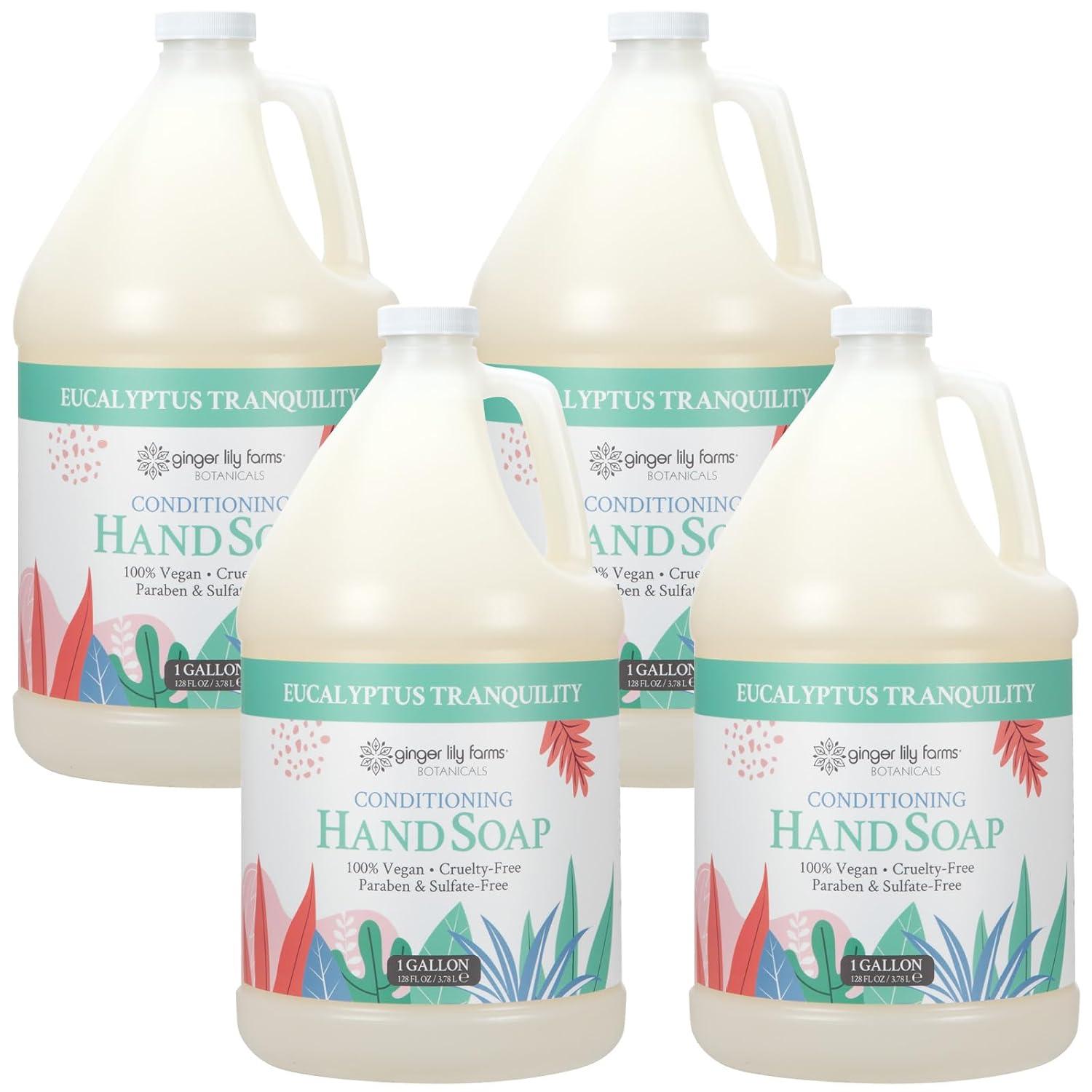 image:imageGinger Lily Farms Botanicals AllPurpose Liquid Hand Soap 100 Vegan amp CrueltyFree FragranceFree 12 fl oz Pack of 6Eucalyptus Tranquility