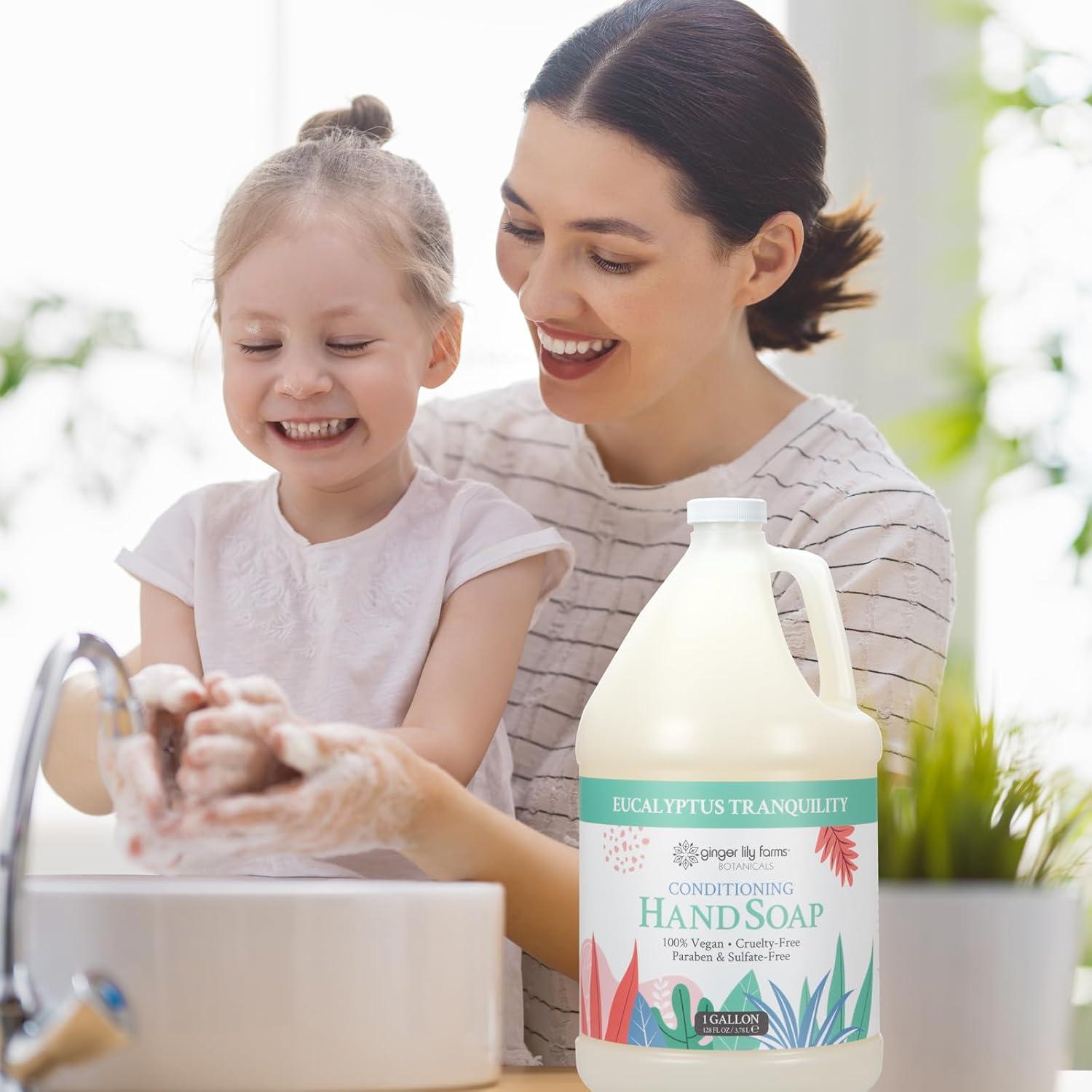 image:imageGinger Lily Farms Botanicals AllPurpose Liquid Hand Soap 100 Vegan amp CrueltyFree FragranceFree 12 fl oz Pack of 6Eucalyptus Tranquility