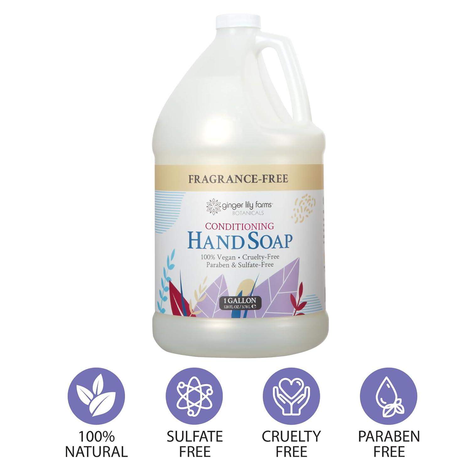 image:imageGinger Lily Farms Botanicals AllPurpose Liquid Hand Soap 100 Vegan amp CrueltyFree FragranceFree 12 fl oz Pack of 6Fragrance Free