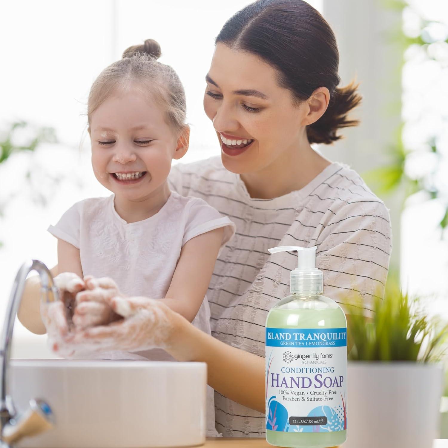 image:imageGinger Lily Farms Botanicals AllPurpose Liquid Hand Soap 100 Vegan amp CrueltyFree FragranceFree 12 fl oz Pack of 6Island Tranquility