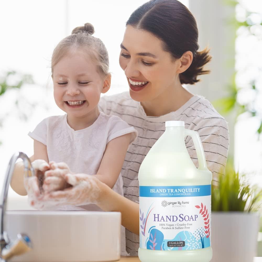 image:imageGinger Lily Farms Botanicals AllPurpose Liquid Hand Soap 100 Vegan amp CrueltyFree FragranceFree 12 fl oz Pack of 6Island Tranquility