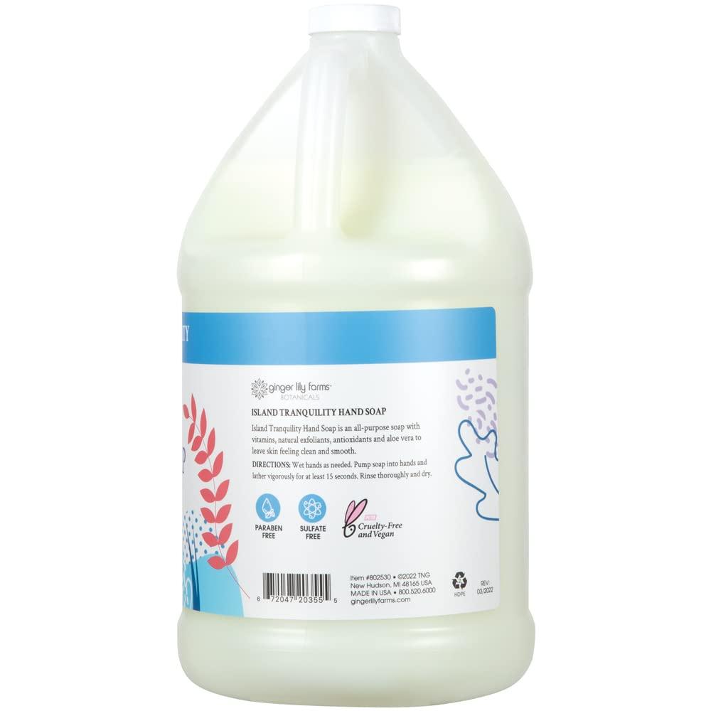 image:imageGinger Lily Farms Botanicals AllPurpose Liquid Hand Soap 100 Vegan amp CrueltyFree FragranceFree 12 fl oz Pack of 6Island Tranquility