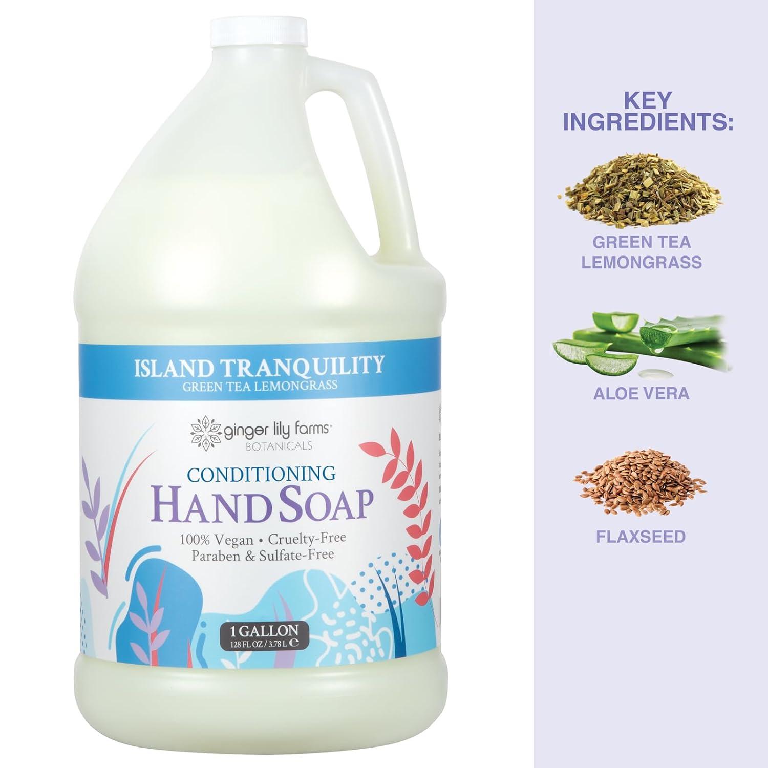 image:imageGinger Lily Farms Botanicals AllPurpose Liquid Hand Soap 100 Vegan amp CrueltyFree FragranceFree 12 fl oz Pack of 6Island Tranquility