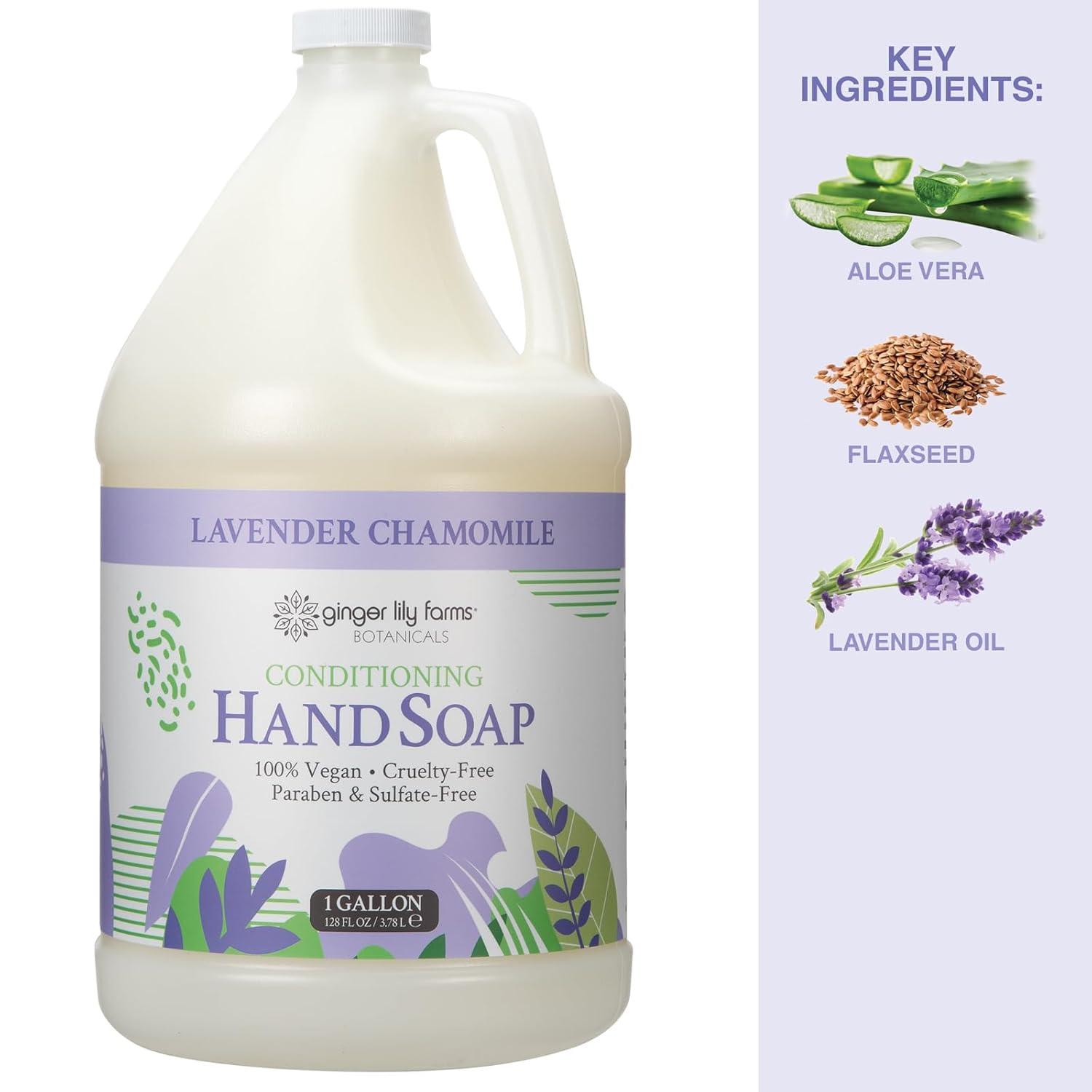 image:imageGinger Lily Farms Botanicals AllPurpose Liquid Hand Soap 100 Vegan amp CrueltyFree FragranceFree 12 fl oz Pack of 6Lavender Chamomile