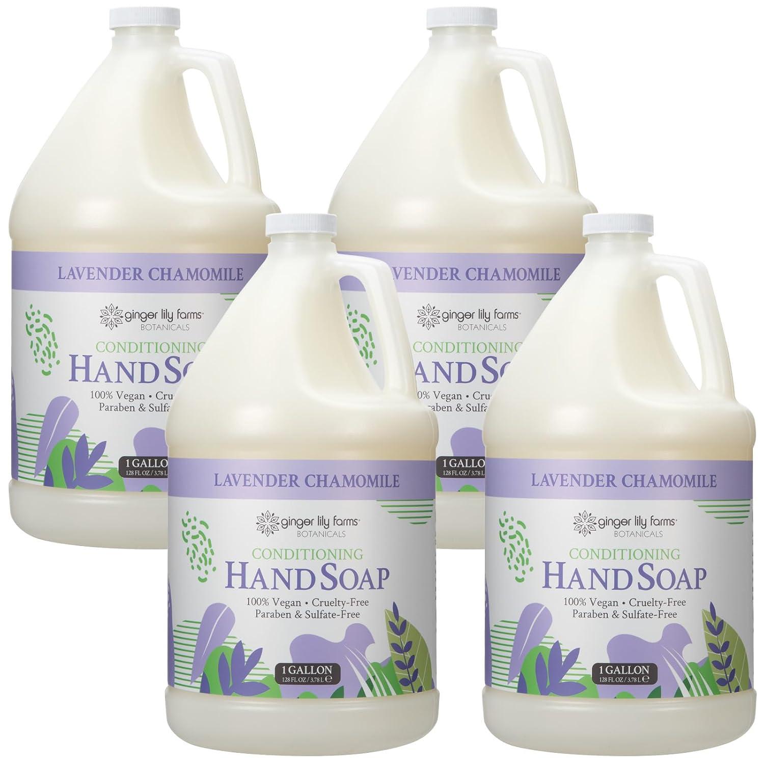 image:imageGinger Lily Farms Botanicals AllPurpose Liquid Hand Soap 100 Vegan amp CrueltyFree FragranceFree 12 fl oz Pack of 6Lavender Chamomile
