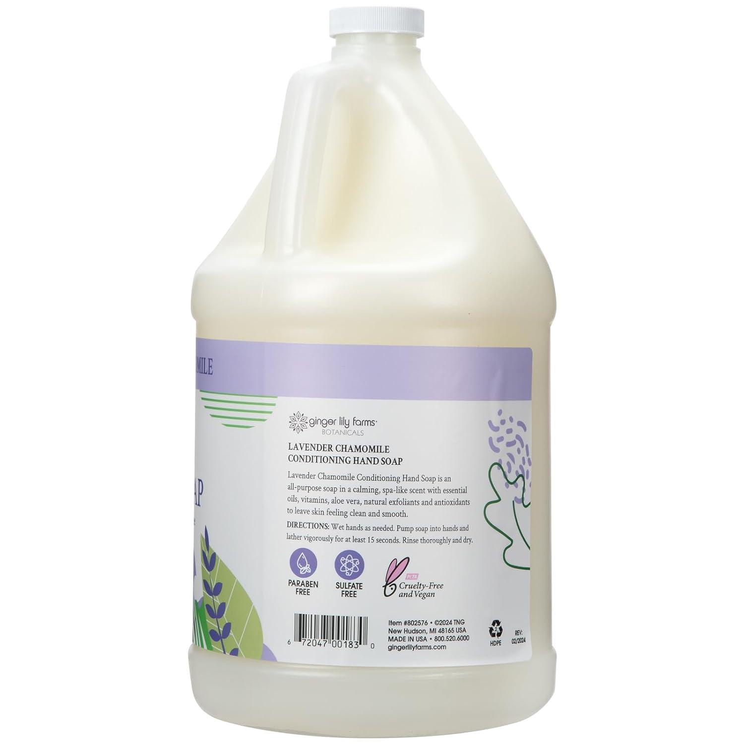 image:imageGinger Lily Farms Botanicals AllPurpose Liquid Hand Soap 100 Vegan amp CrueltyFree FragranceFree 12 fl oz Pack of 6Lavender Chamomile