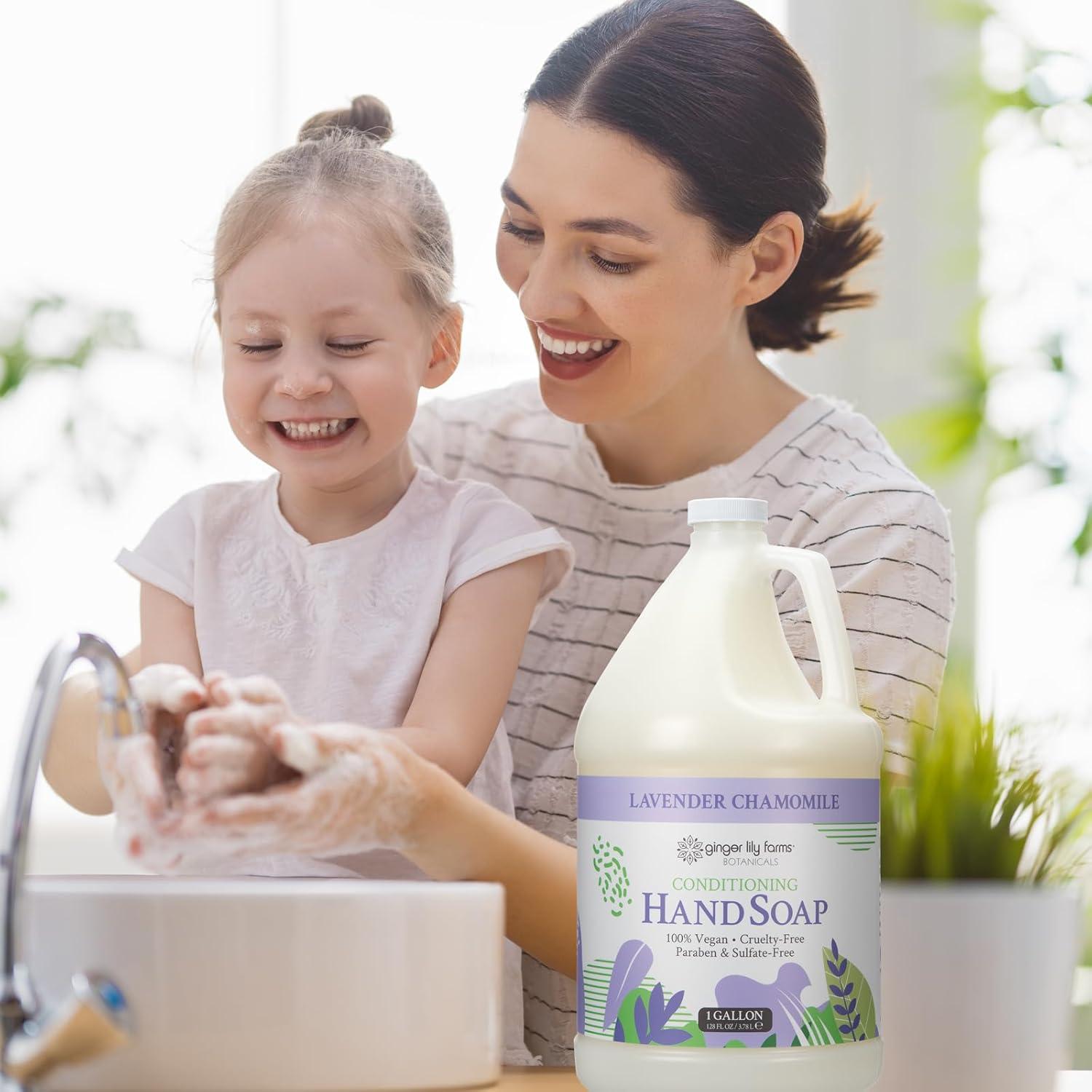 image:imageGinger Lily Farms Botanicals AllPurpose Liquid Hand Soap 100 Vegan amp CrueltyFree FragranceFree 12 fl oz Pack of 6Lavender Chamomile