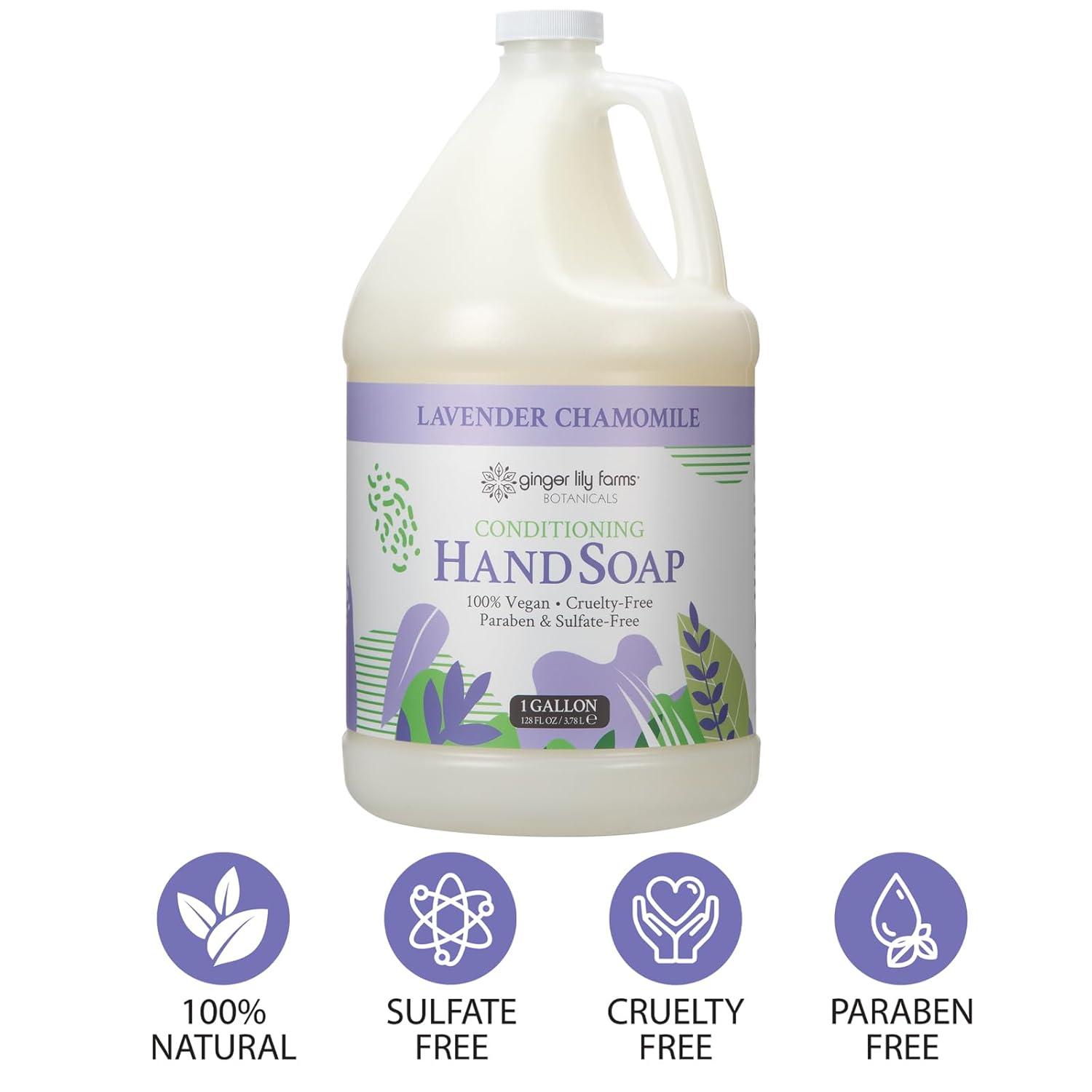 image:imageGinger Lily Farms Botanicals AllPurpose Liquid Hand Soap 100 Vegan amp CrueltyFree FragranceFree 12 fl oz Pack of 6Lavender Chamomile
