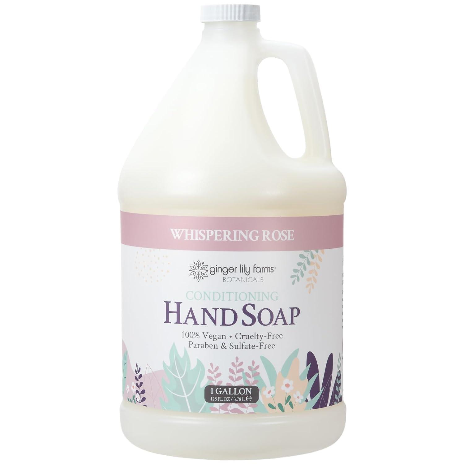 image:imageGinger Lily Farms Botanicals AllPurpose Liquid Hand Soap 100 Vegan amp CrueltyFree FragranceFree 12 fl oz Pack of 6Whispering Rose