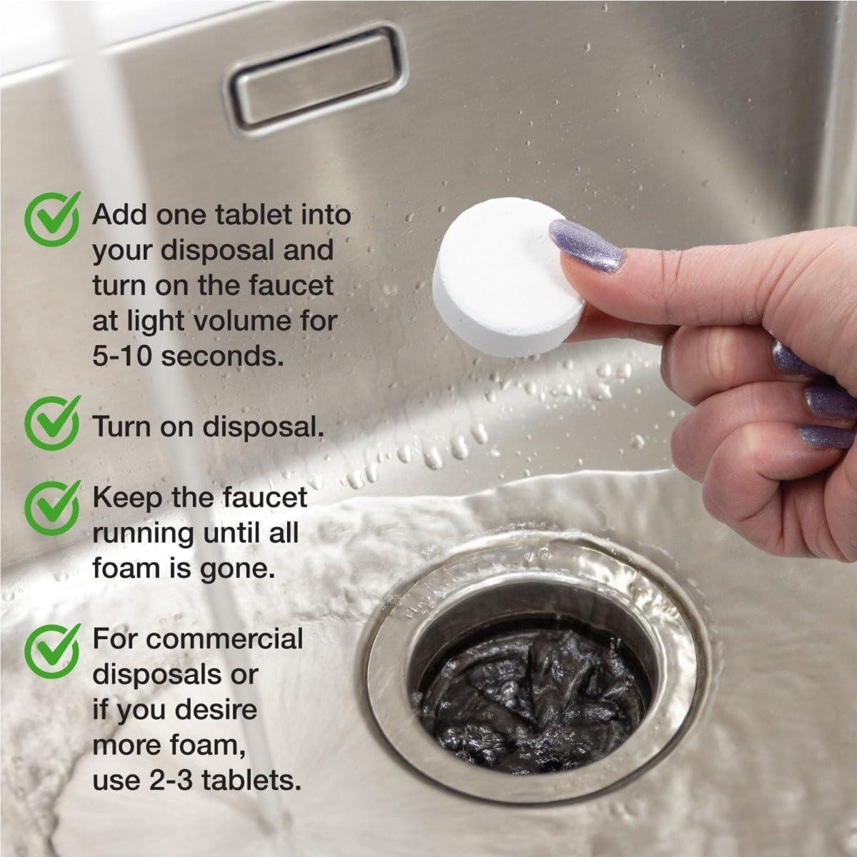 image:imageGinger Lily Farms Botanicals Garbage Disposal Cleaner Tabs Deep Cleaning Tablets for Sink Disposals Removes OdorCausing Residues Citrus Scent 40Count