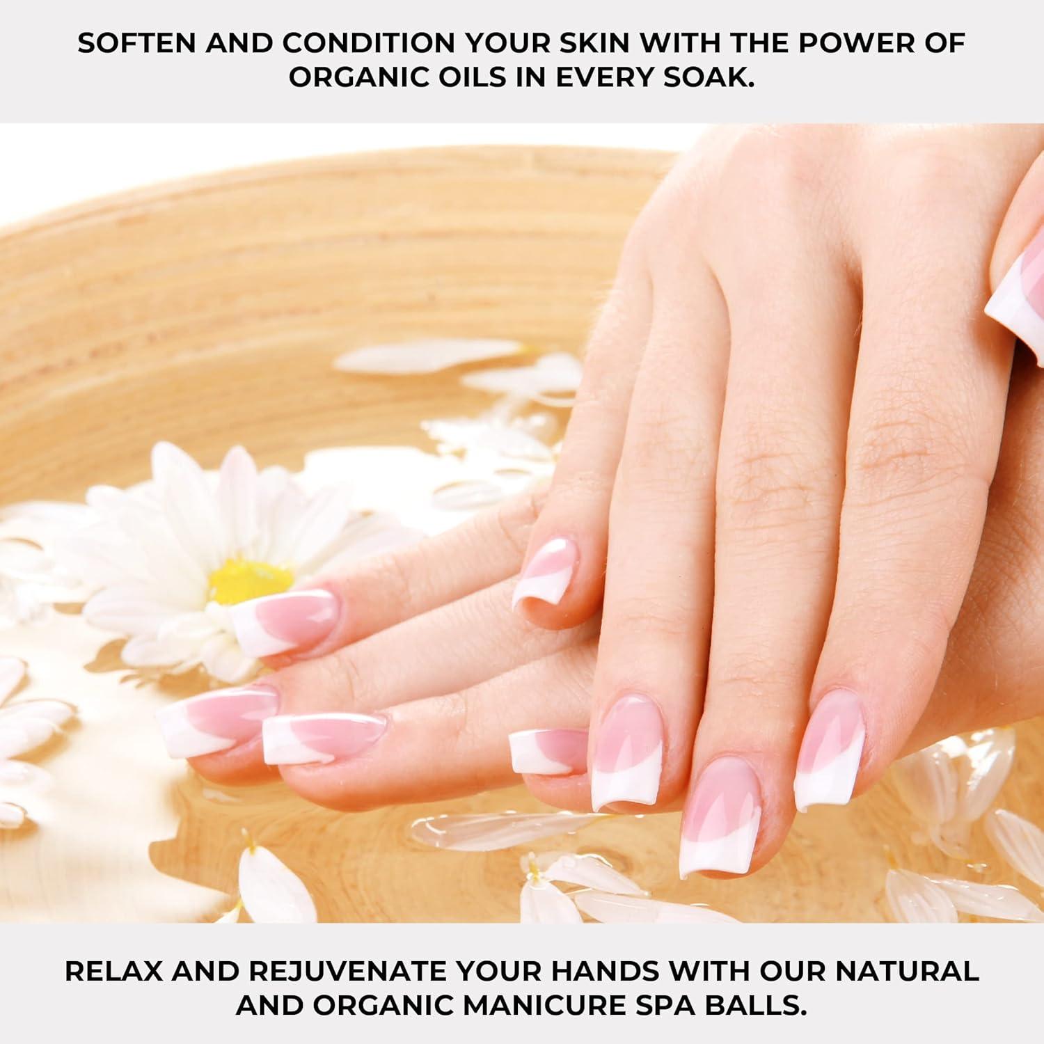 image:imageGinger Lily Farms Botanicals Manicure Spa Balls Ocean Manicure Soak Balls Replenishes Moisture Softens and Conditions Skin 8 Ounces 80CountGreen Tea Lemongrass