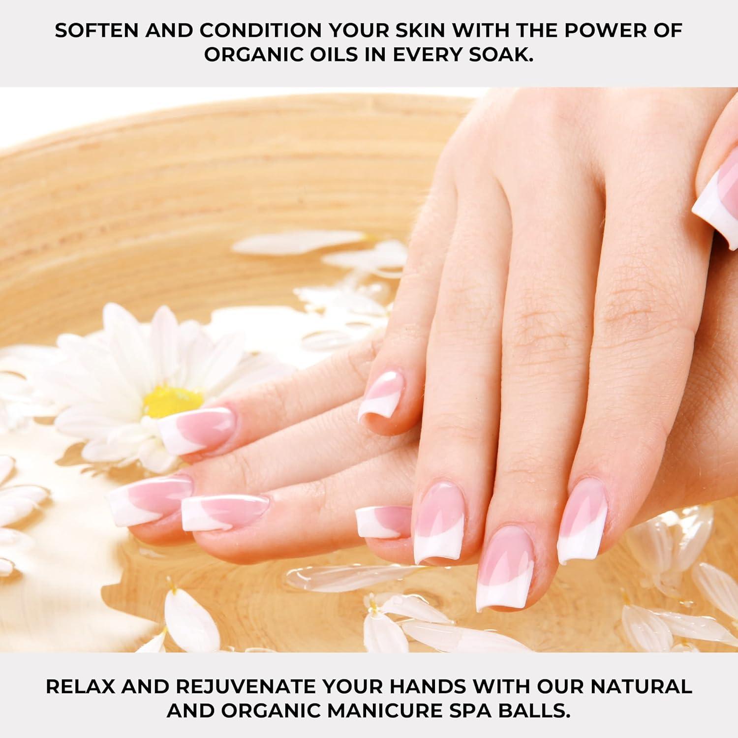 image:imageGinger Lily Farms Botanicals Manicure Spa Balls Ocean Manicure Soak Balls Replenishes Moisture Softens and Conditions Skin 8 Ounces 80CountOcean