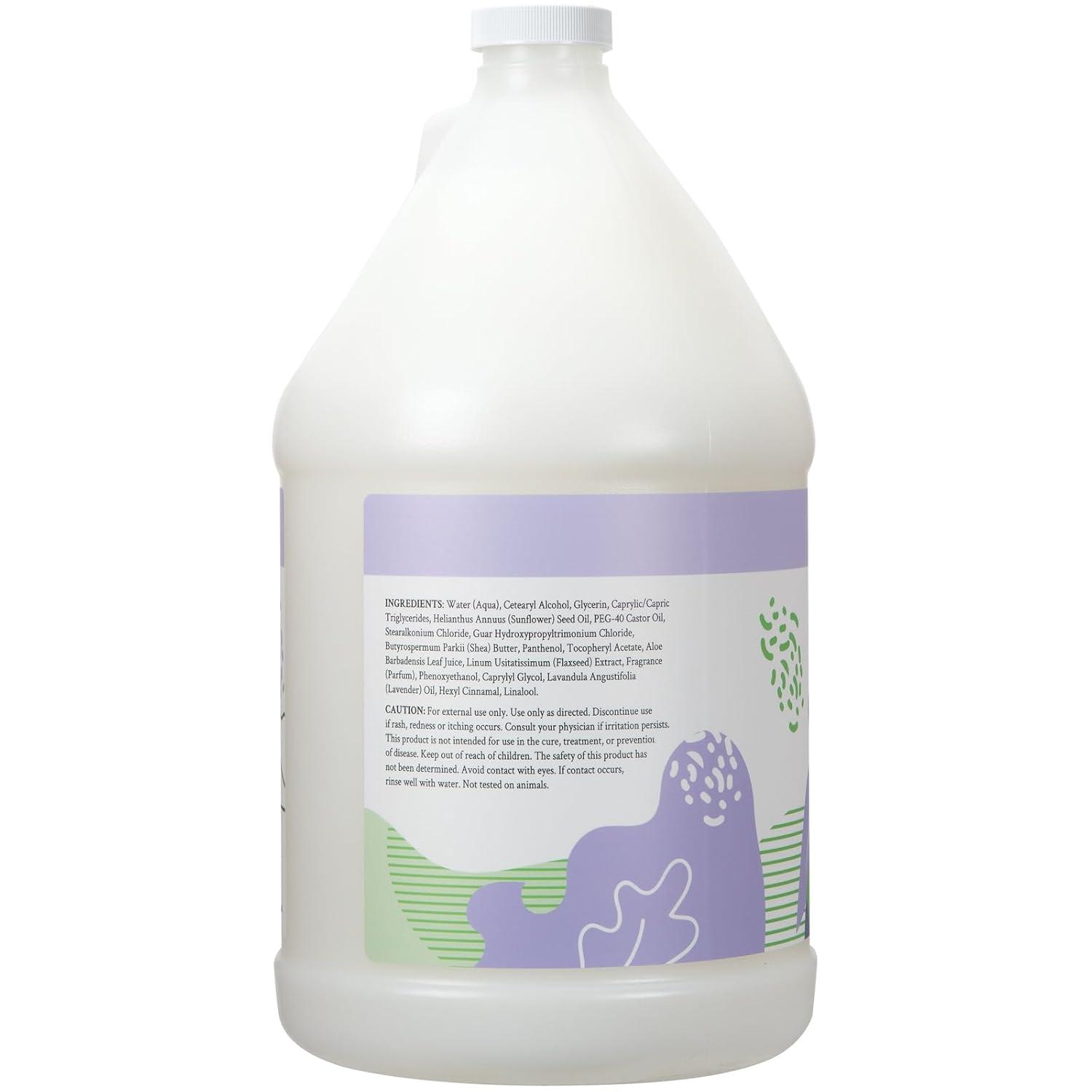 image:imageGinger Lily Farms Botanicals Moisturizing Conditioner for Dry Hair Island Tranquility 100 Vegan amp CrueltyFree Green Tea Lemongrass Scent 1 Gallon Refill Pack of 4Lavender Chamomile