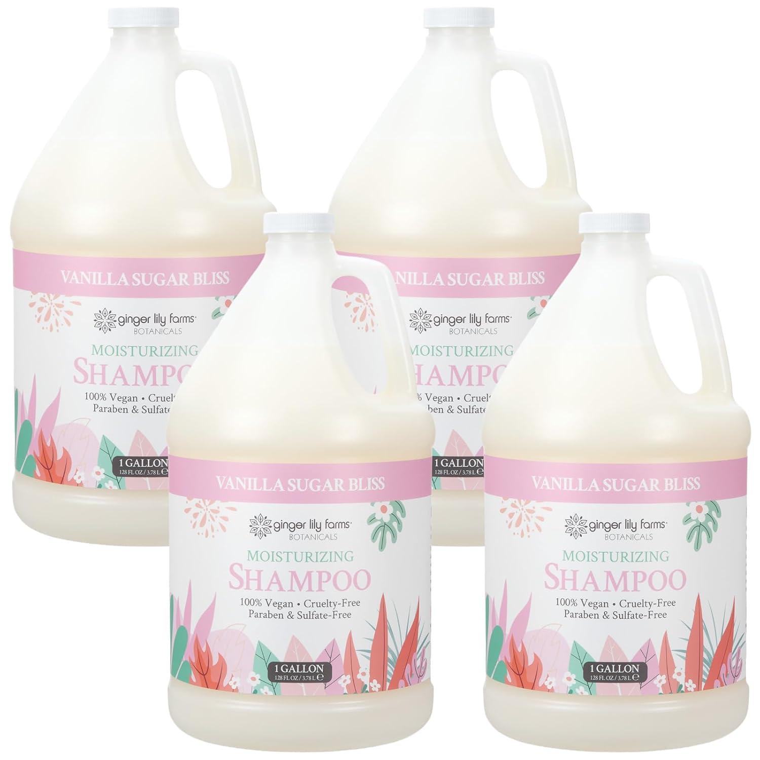 image:imageGinger Lily Farms Botanicals Moisturizing Shampoo for All Hair Types Coco Mango 100 Vegan amp CrueltyFree Coconut Mango Scent 1 Gallon 128 fl oz RefillVanilla Sugar Bliss