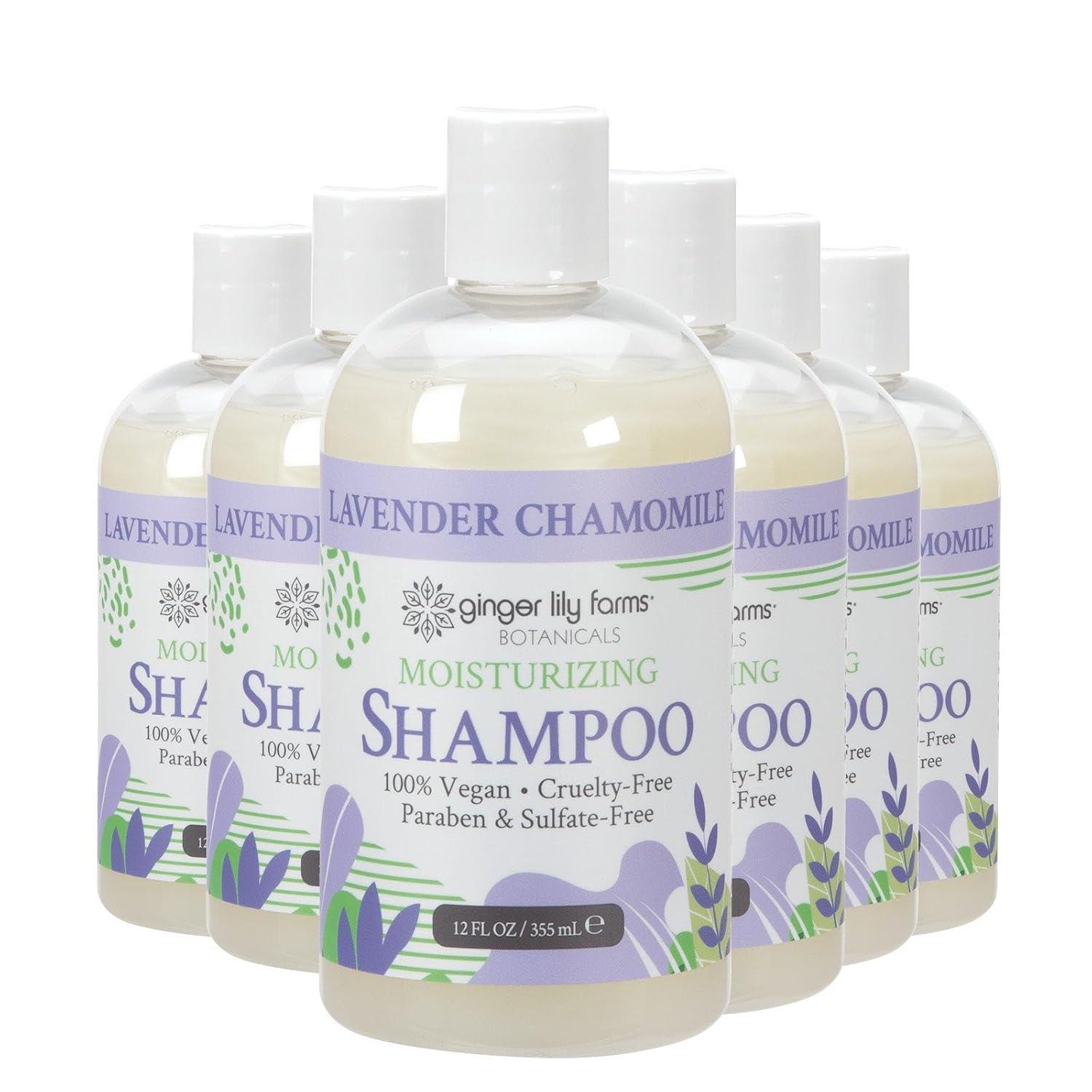 image:imageGinger Lily Farms Botanicals Moisturizing Shampoo for All Hair Types Coco Mango 100 Vegan amp CrueltyFree Coconut Mango Scent 1 Gallon 128 fl oz RefillLavender Chamomile