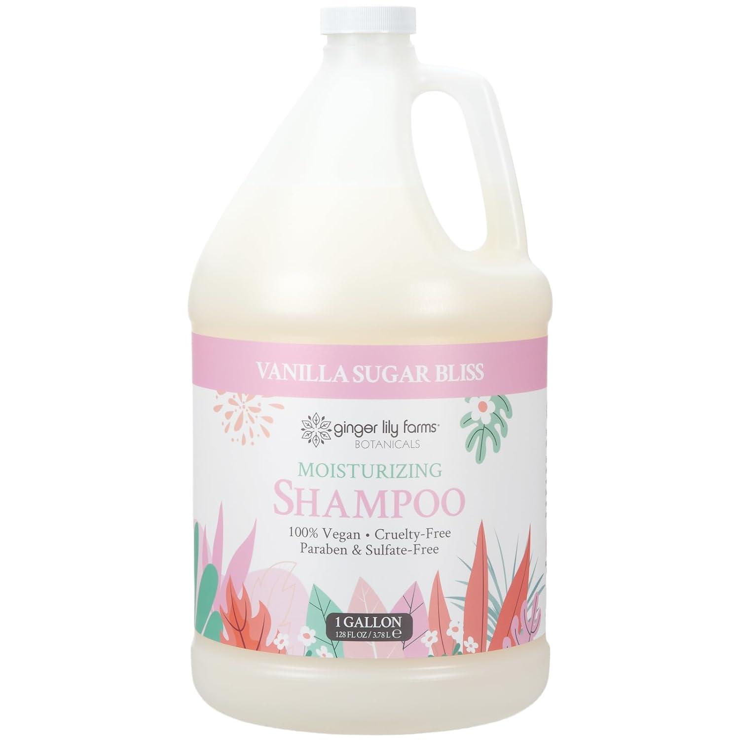 image:imageGinger Lily Farms Botanicals Moisturizing Shampoo for All Hair Types Coco Mango 100 Vegan amp CrueltyFree Coconut Mango Scent 1 Gallon 128 fl oz RefillVanilla Sugar Bliss