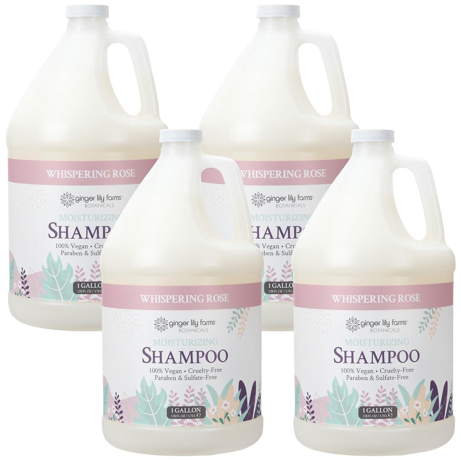 image:imageGinger Lily Farms Botanicals Moisturizing Shampoo for All Hair Types Coco Mango 100 Vegan amp CrueltyFree Coconut Mango Scent 1 Gallon 128 fl oz RefillWhispering Rose