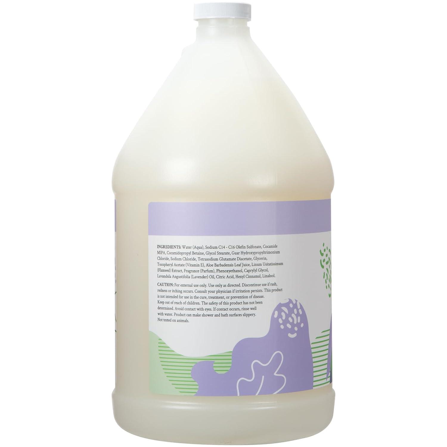 image:imageGinger Lily Farms Botanicals Nourishing Body Wash 100 Vegan amp CrueltyFree Bath amp Shower Gel for Men and Women Lavender Chamomile Scent 1 Gallon Refill 128 fl ozLavender Chamomile