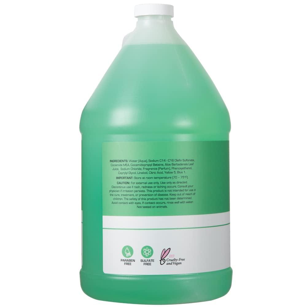 image:imageGinger Lily Farms Club amp Fitness Conditioning Liquid Hand Soap Refill 100 Vegan amp CrueltyFree Rain Water Scent 1 Gallon 128 fl ozAloe Vera