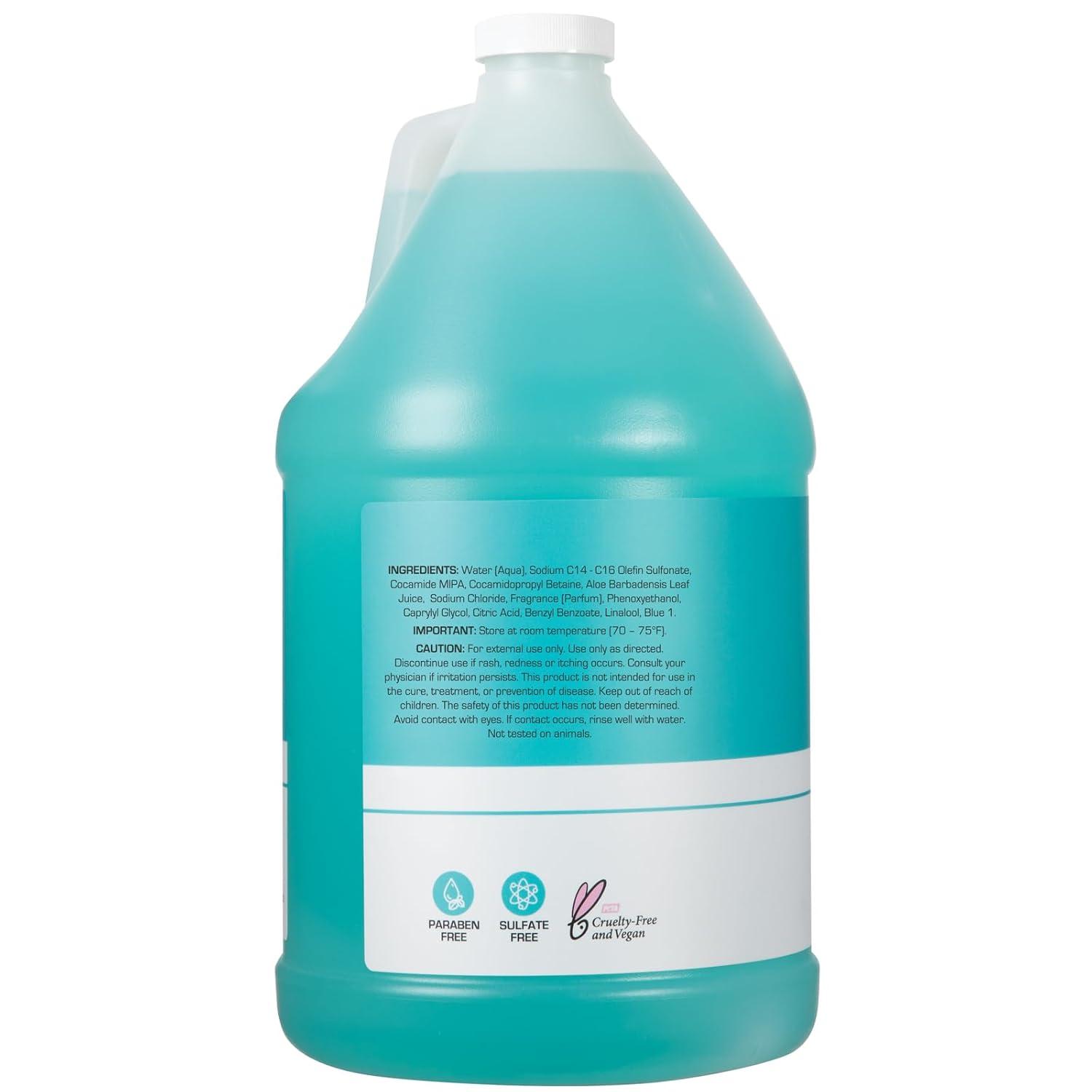 image:imageGinger Lily Farms Club amp Fitness Conditioning Liquid Hand Soap Refill 100 Vegan amp CrueltyFree Rain Water Scent 1 Gallon 128 fl ozOcean Breeze