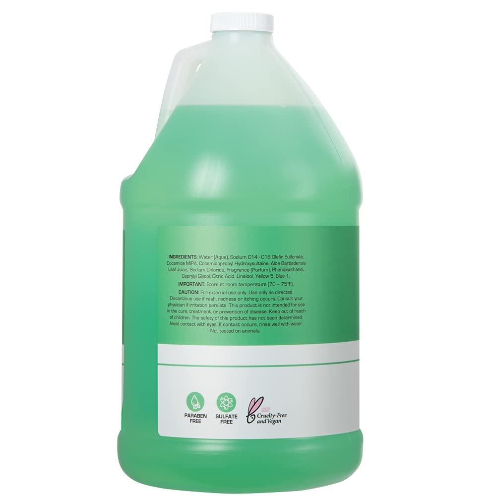 image:imageGinger Lily Farms Club amp Fitness Moisturizing Shampoo for All Hair Types 100 Vegan amp CrueltyFree Aloe Vera Scent 1 Gallon Refill Pack of 4Aloe Vera