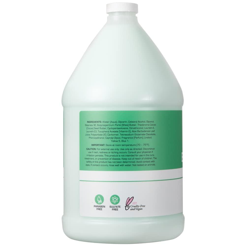 image:imageGinger Lily Farms Club amp Fitness Soothing Butter Lotion for Dry Skin 100 Vegan amp CrueltyFree Ocean Breeze Scent 1 Gallon 128 fl oz RefillAloe Vera
