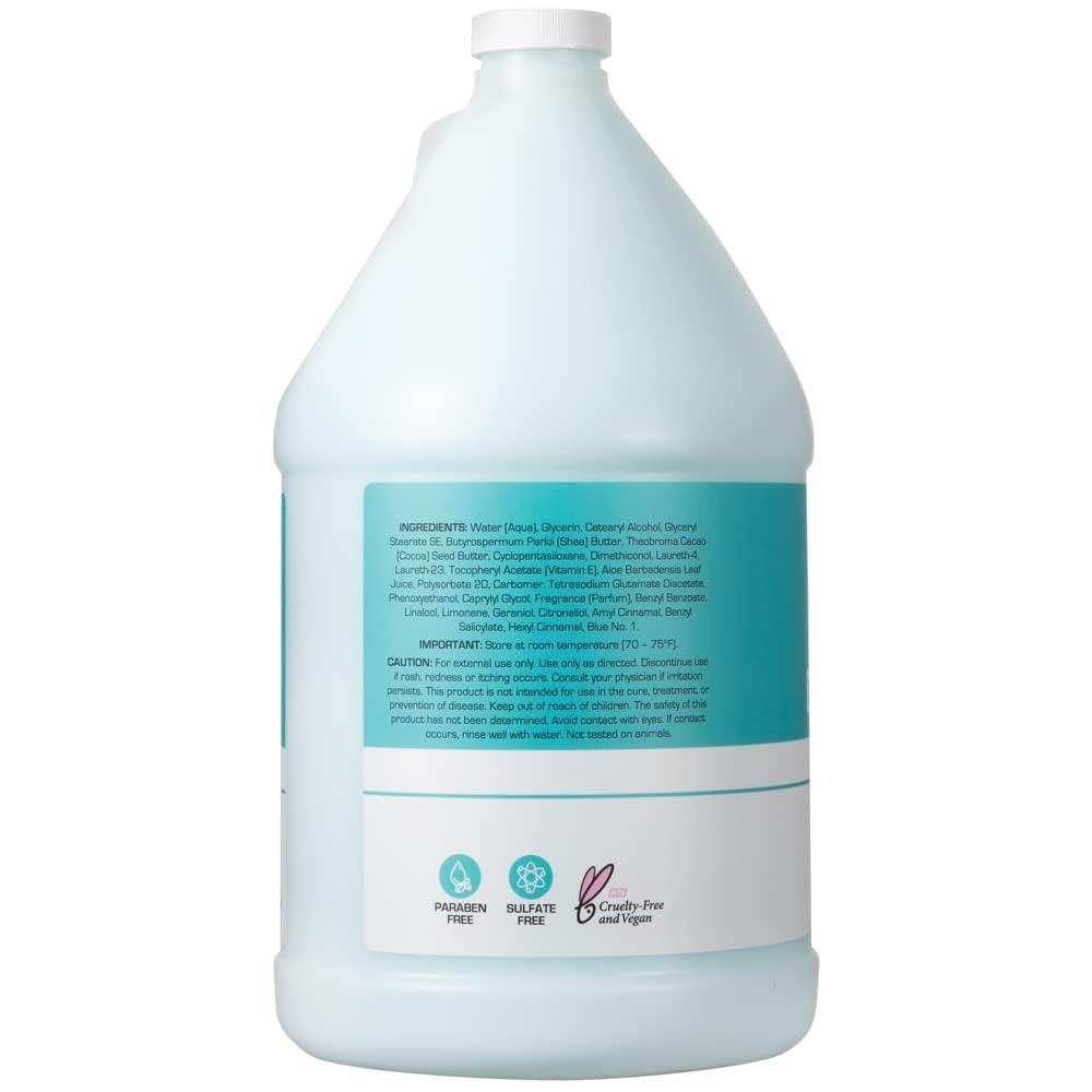 image:imageGinger Lily Farms Club amp Fitness Soothing Butter Lotion for Dry Skin 100 Vegan amp CrueltyFree Ocean Breeze Scent 1 Gallon 128 fl oz RefillOcean Breeze
