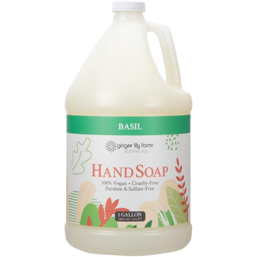 image:imageGinger Lily Farms Botanicals AllPurpose Liquid Hand Soap 100 Vegan amp CrueltyFree FragranceFree 12 fl oz Pack of 6Basil