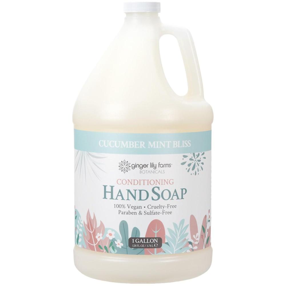 image:imageGinger Lily Farms Botanicals AllPurpose Liquid Hand Soap 100 Vegan amp CrueltyFree FragranceFree 12 fl oz Pack of 6Cucumber Mint Bliss