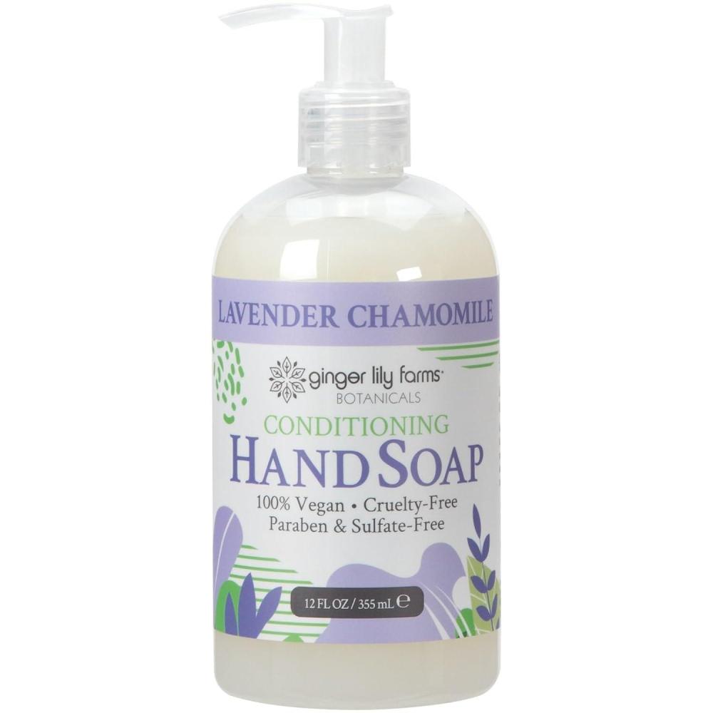 image:imageGinger Lily Farms Botanicals AllPurpose Liquid Hand Soap 100 Vegan amp CrueltyFree FragranceFree 12 fl oz Pack of 6Lavender Chamomile