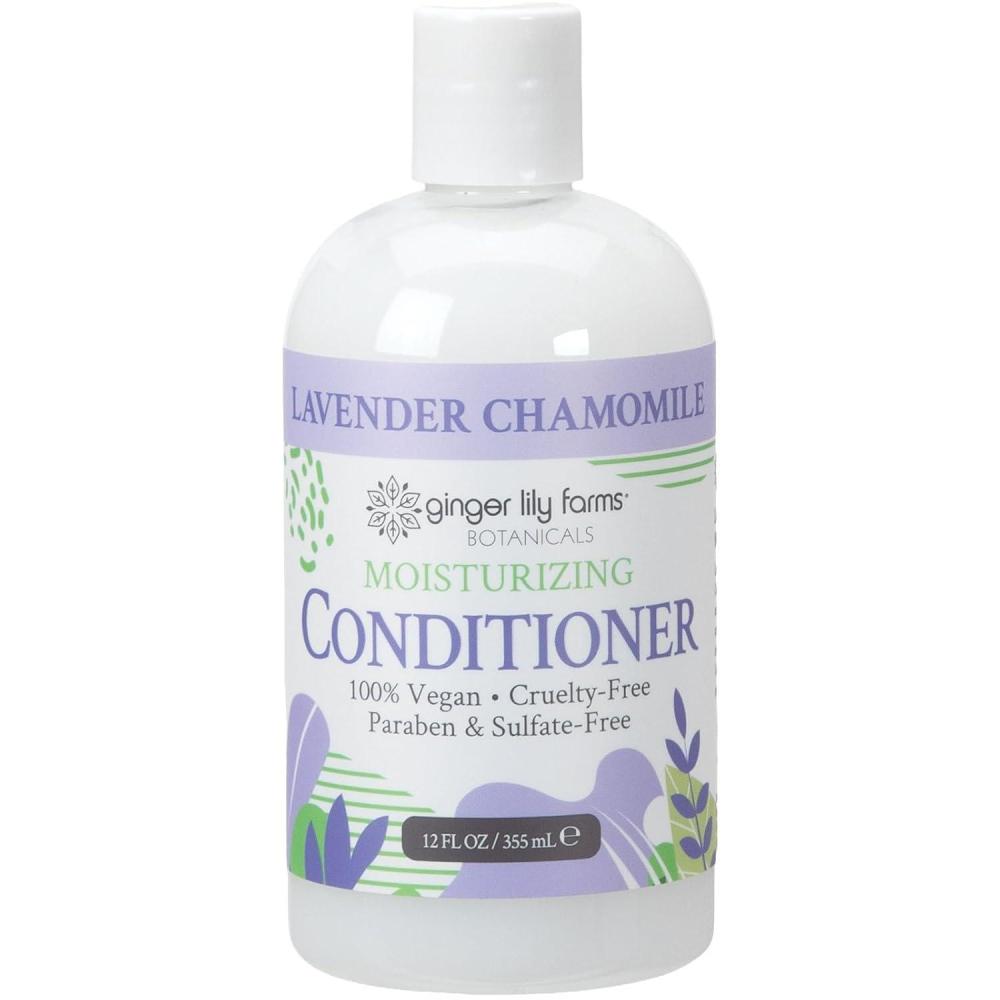 image:imageGinger Lily Farms Botanicals Moisturizing Conditioner for Dry Hair Island Tranquility 100 Vegan amp CrueltyFree Green Tea Lemongrass Scent 1 Gallon Refill Pack of 4Lavender Chamomile