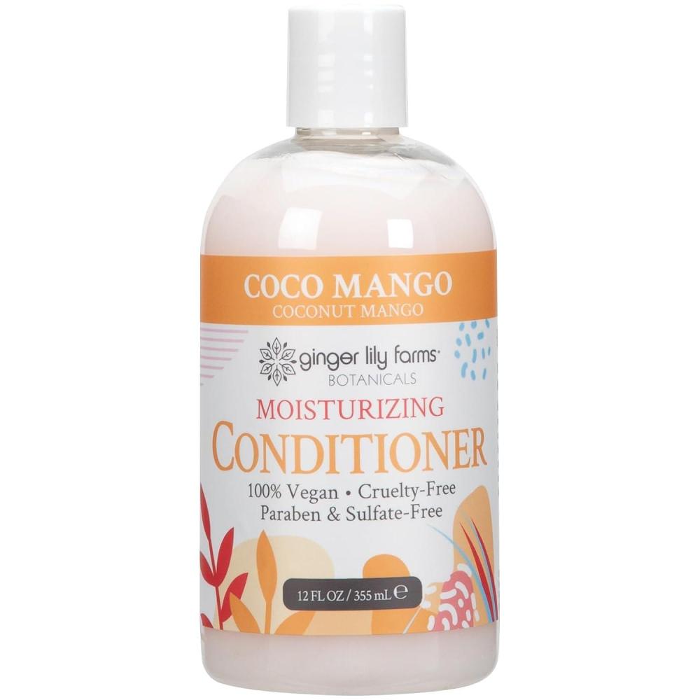 image:imageGinger Lily Farms Botanicals Moisturizing Conditioner for Dry Hair Island Tranquility 100 Vegan amp CrueltyFree Green Tea Lemongrass Scent 1 Gallon Refill Pack of 4Coco Mango